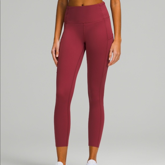 lululemon athletica Pants - Fast and Free Hr 25” in Mulled Wine